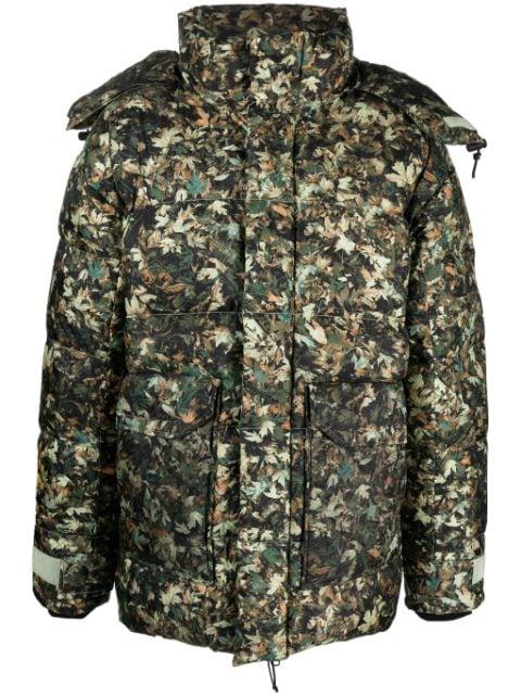 73 leaf-print padded jacket by THE NORTH FACE