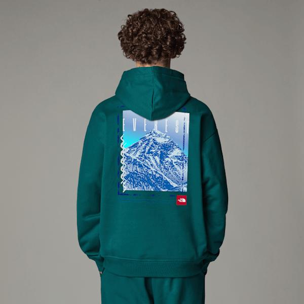 Axys Oversized Hoodie Deep Nori by THE NORTH FACE