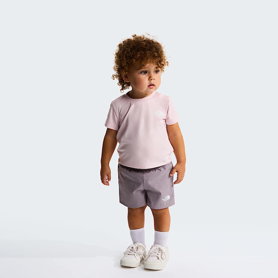 Baby 24/7 Set Pale Blossom-transcendent Grey by THE NORTH FACE