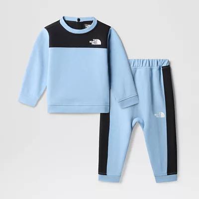 Baby Tnf Tech Two-piece Set Steel Blue by THE NORTH FACE Baby Tnf Tech Two-piece Set Steel Blue by THE NORTH FACE