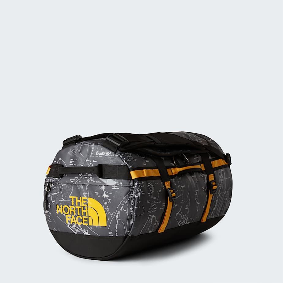 Base Camp Duffel 50l - Small Anthracite Grey Conrad Topos Print-summit Gold by THE NORTH FACE