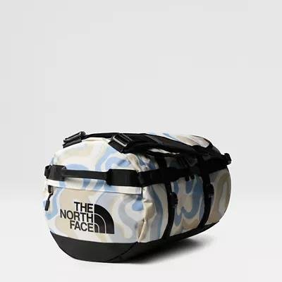 Base Camp Duffel - Small White Dune Wavy Lines Print-tnf Black by THE NORTH FACE