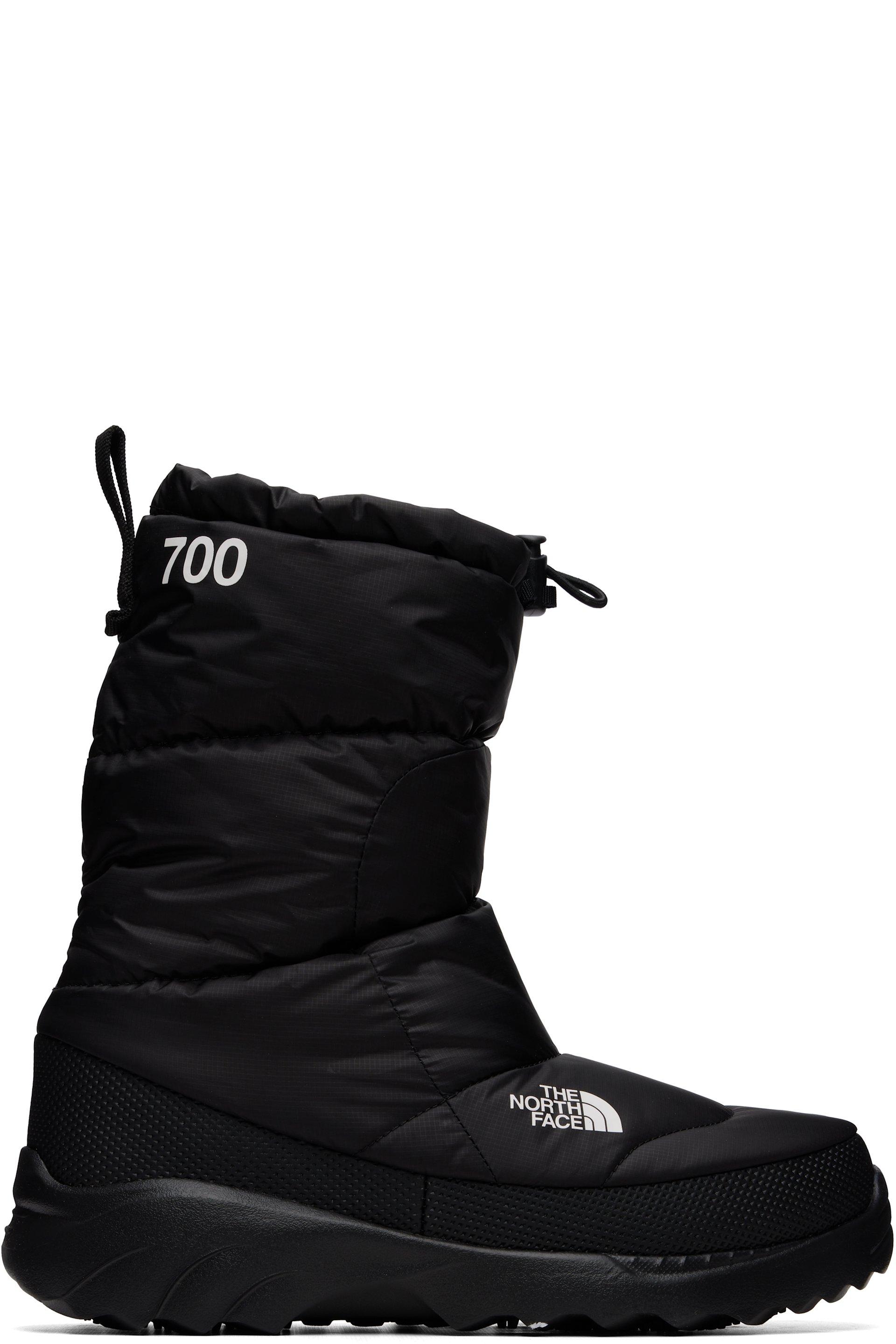Black Nuptse Traction Boots by THE NORTH FACE