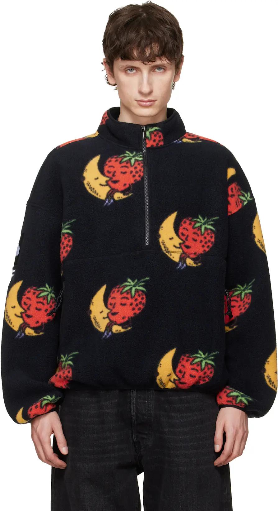 Black Sky High Farm Edition Fleece Half-Zip Sweatshirt by THE NORTH FACE