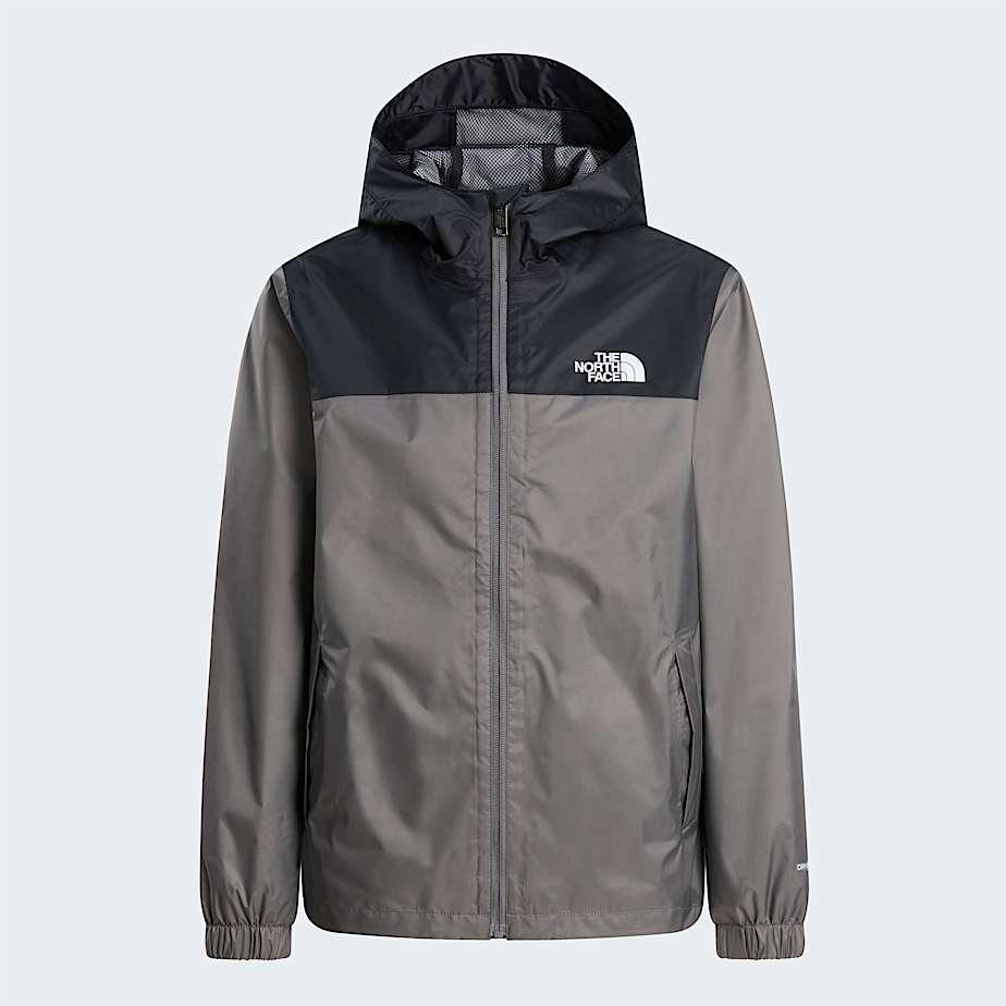 Boys' Blue Mesa Rain Shell Jacket Smoked Pearl by THE NORTH FACE