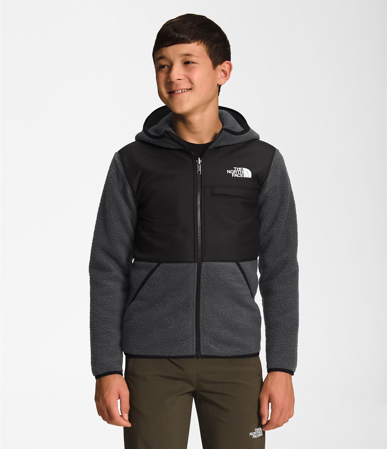 Boys’ Forrest Fleece Full-Zip Hooded Jacket by THE NORTH FACE