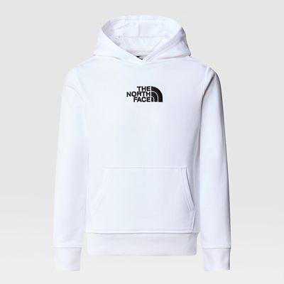 Boys' Light Drew Peak Hoodie Tnf White by THE NORTH FACE