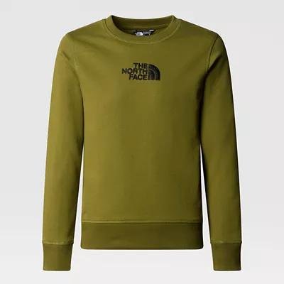 Boys' Light Drew Peak Sweater Forest Olive by THE NORTH FACE