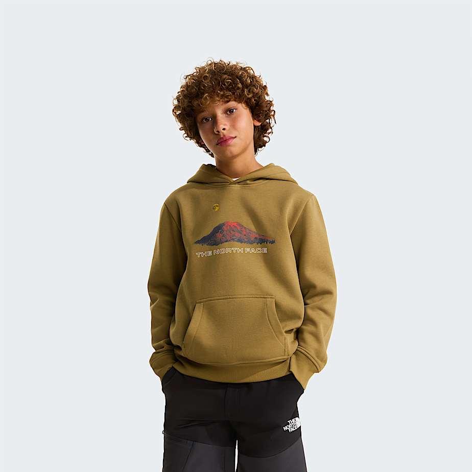 Boys' Mountain Night Relaxed Hoodie Cedar by THE NORTH FACE