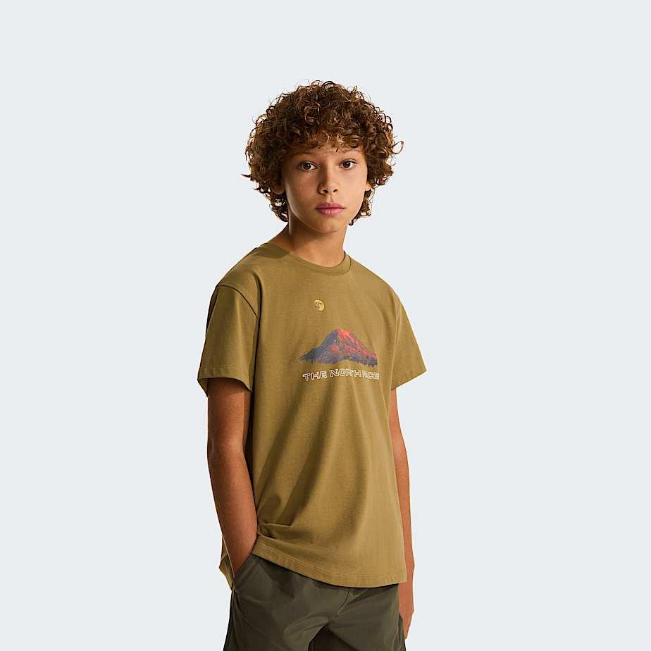 Boys' Mountain Night Relaxed T-shirt Cedar by THE NORTH FACE
