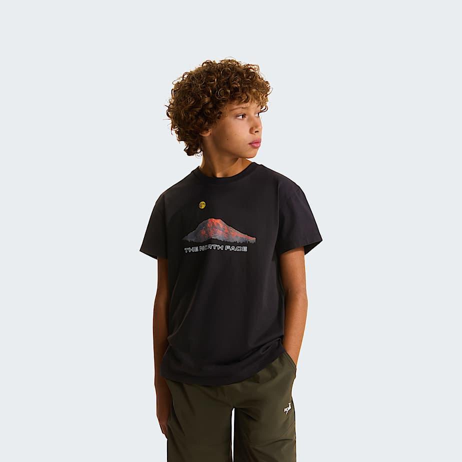 Boys' Mountain Night Relaxed T-shirt Tnf Black by THE NORTH FACE