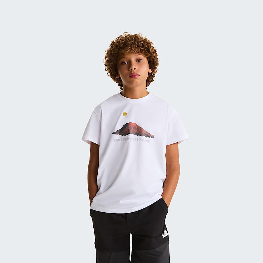 Boys' Mountain Night Relaxed T-shirt Tnf White by THE NORTH FACE