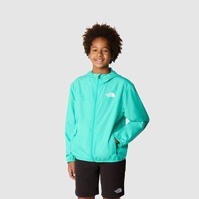 Boys' Never Stop Hooded Windwall&#8482; Jacket Geyser Aqua by THE NORTH FACE
