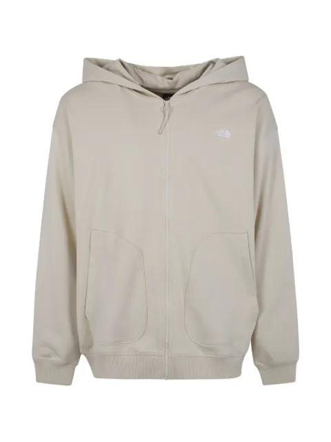 Essential logo-embroidered zip-up hoodie by THE NORTH FACE