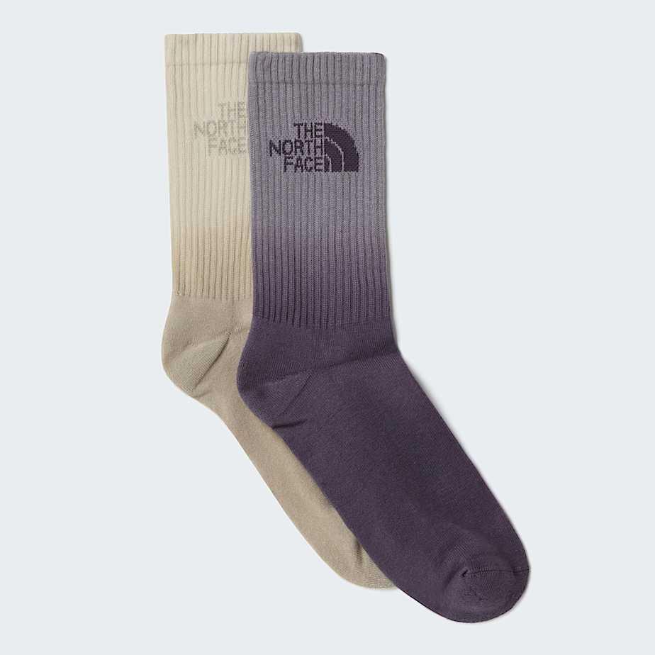 Everyday Dip-dye Crew Socks Transcendent Grey-endless Dusk-stone Slab-desert Stone by THE NORTH FACE