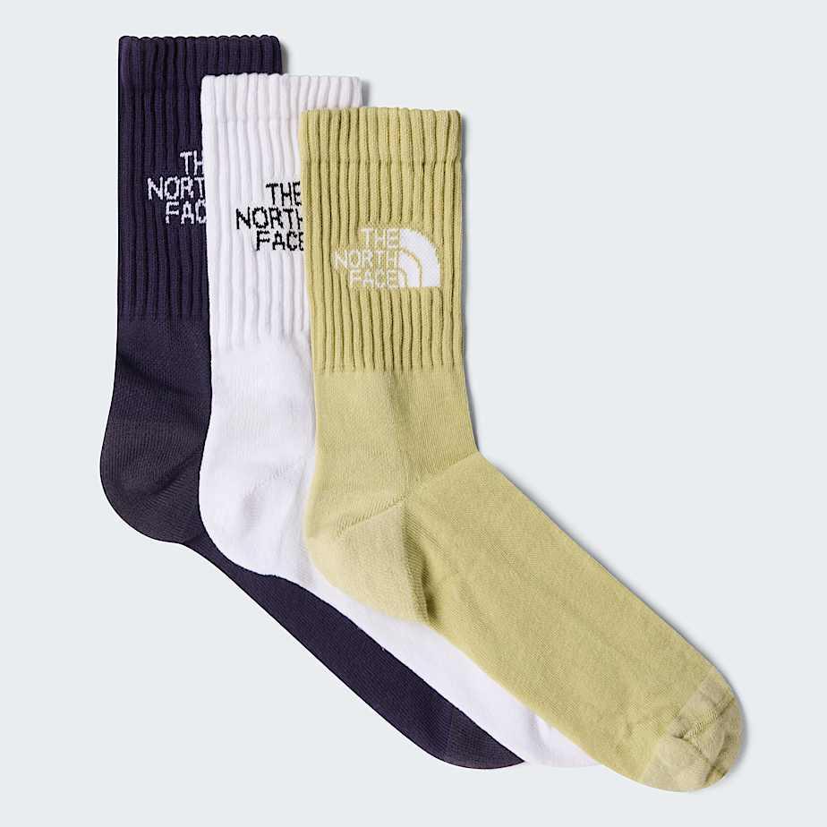 Everyday Standard Crew Socks Tnf White-endless Dusk-pear by THE NORTH FACE