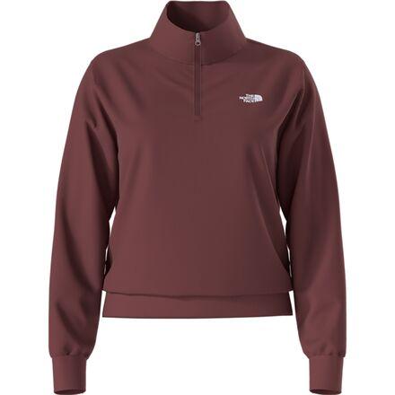 Evolution Embroidered 1/4-Zip Sweatshirt by THE NORTH FACE