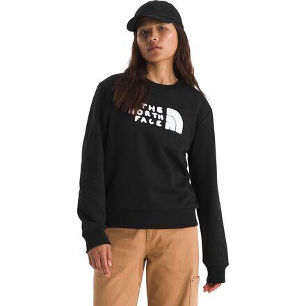 Evolution Sketch Logo Half Dome Crew Sweatshirt by THE NORTH FACE