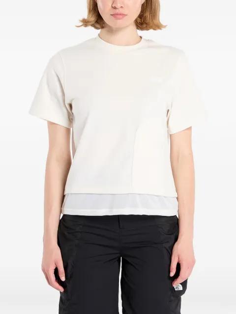 Fabric Mix Ss Tee chest logo T-shirt by THE NORTH FACE