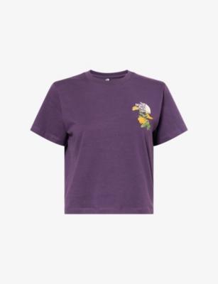 Flora Embroidered Regular-Fit Cotton-Jersey T-Shirt by THE NORTH FACE