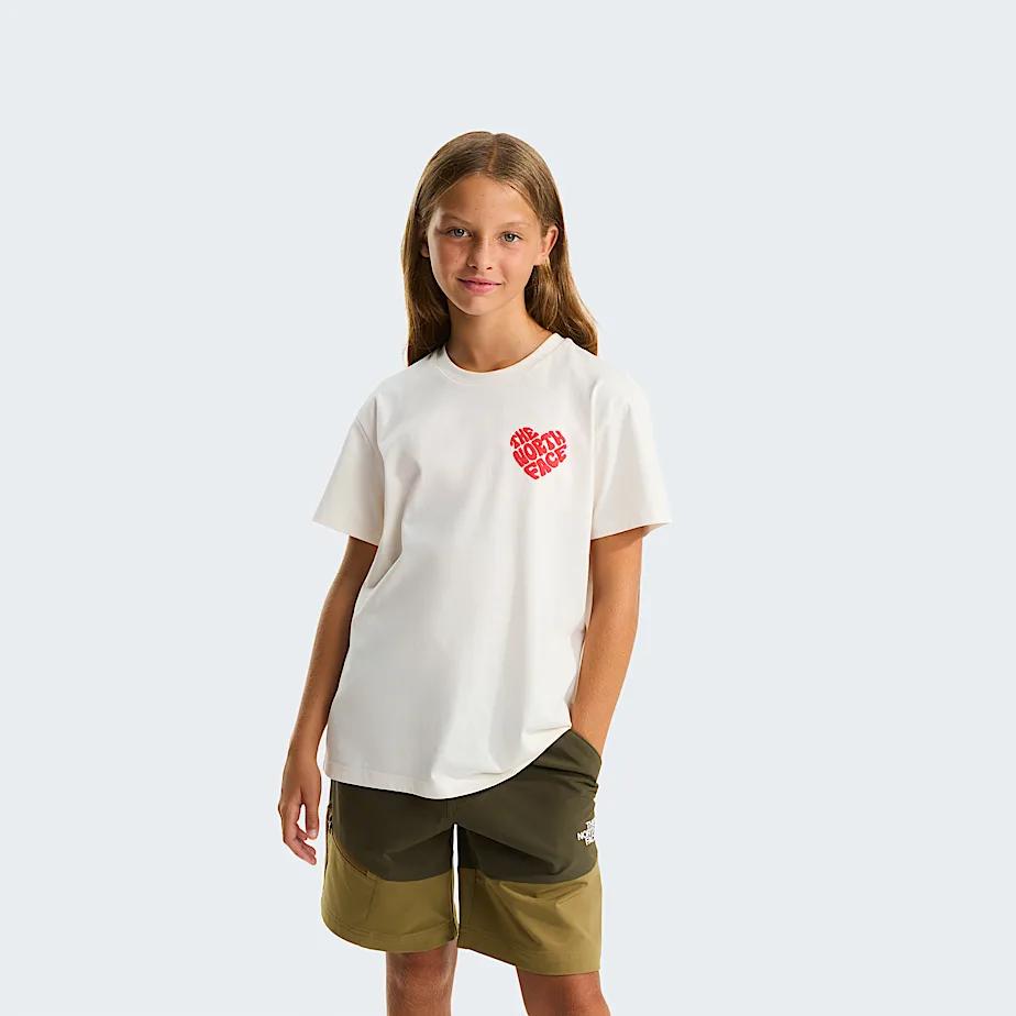 Girls' Brand Proud Relaxed T-shirt White Dune by THE NORTH FACE
