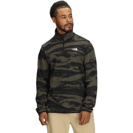 Glacier Fleece 1/4-Zip Print Jacket by THE NORTH FACE