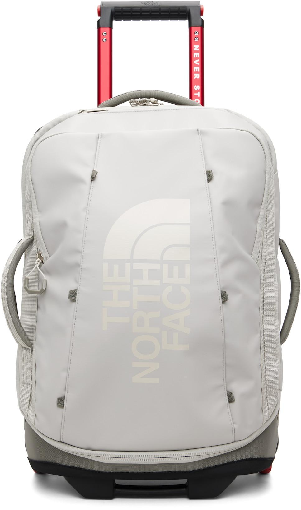 Gray Base Camp Rolling Thunder 22 Suitcase by THE NORTH FACE