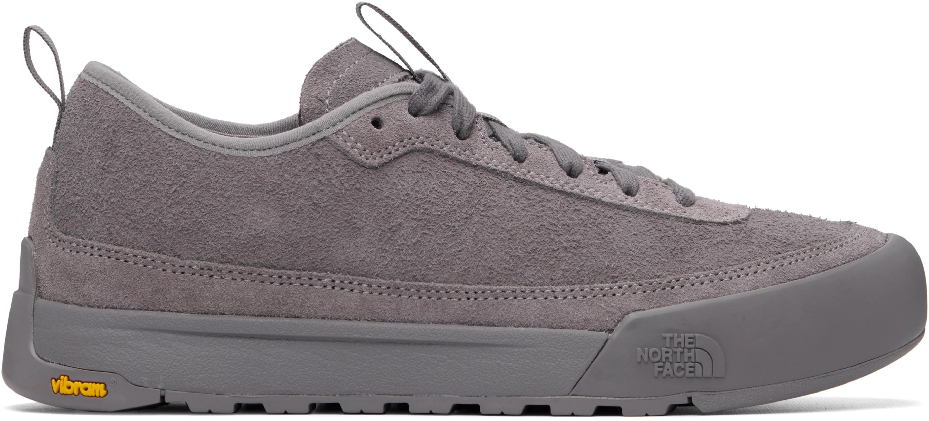 Gray Clyffe Suede Sneakers by THE NORTH FACE