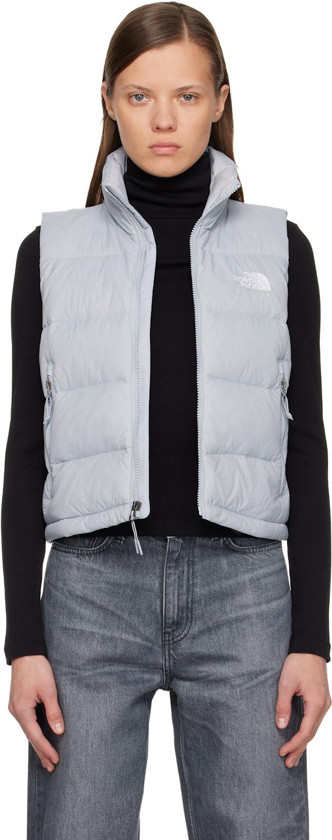 Gray Hydrenalite A-Line Down Vest by THE NORTH FACE Gray Hydrenalite A-Line Down Vest by THE NORTH FACE