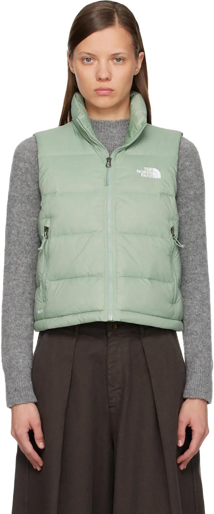 Green Hydrenalite A-Line Down Vest by THE NORTH FACE