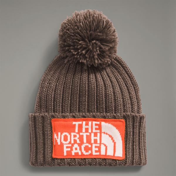 Heritage Ski Tuke Beanie Smokey Brown-tnf Orange-white Dune by THE NORTH FACE