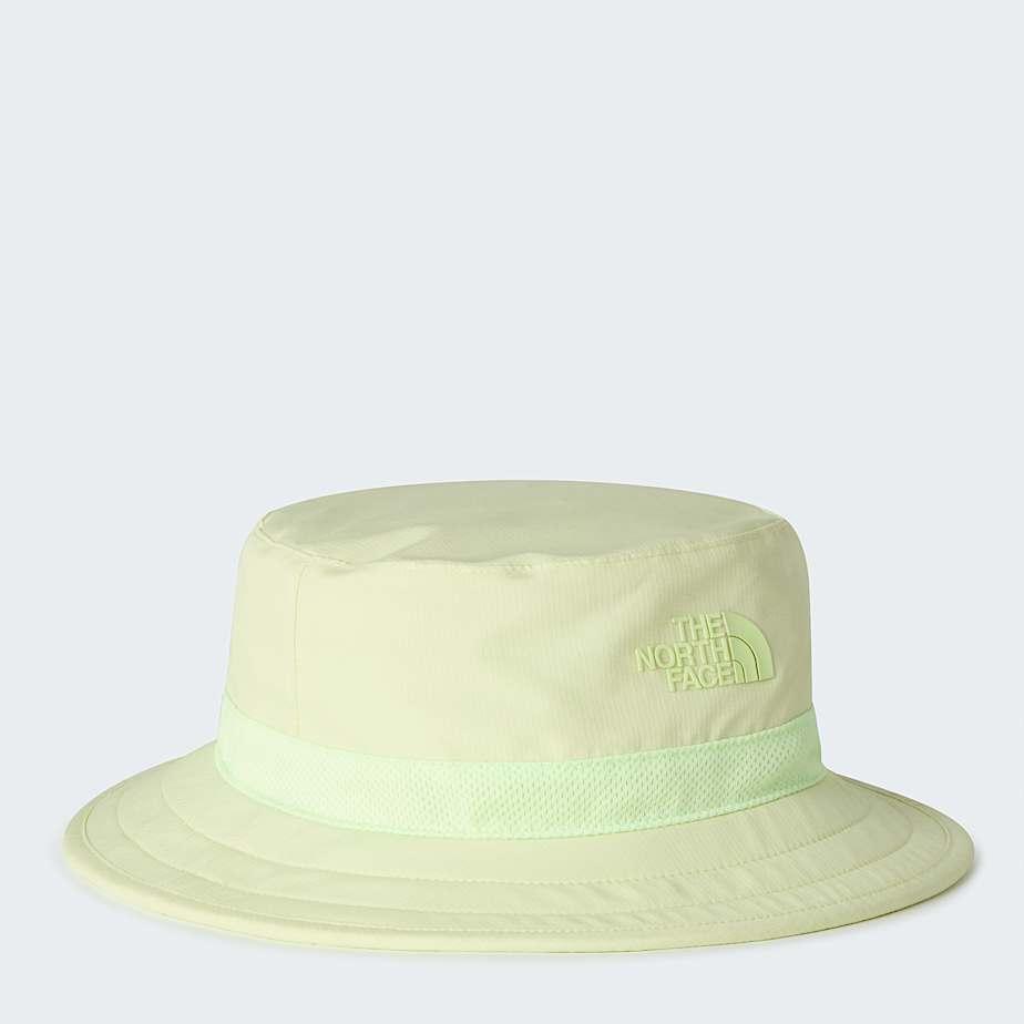 Kids' Class V Reversible Bucket Hat Lemon Mist Logo Weather Topo Phantom Print by THE NORTH FACE