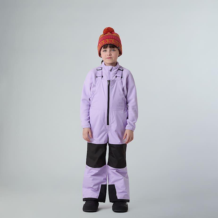 Kids' Freedom Insulated Bib Trousers Lite Lilac by THE NORTH FACE