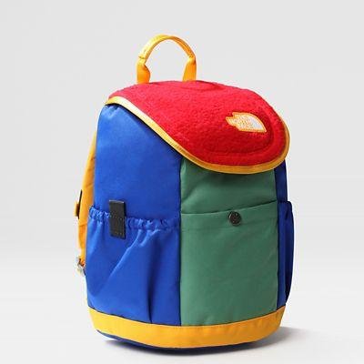 Kids' Mini Explorer Backpack Tnf Red-deep Grass Green-tnf Blue-summit Gold by THE NORTH FACE