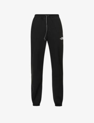 Logo-print regular-fit tapered-leg cotton-blend jogging bottoms by THE NORTH FACE