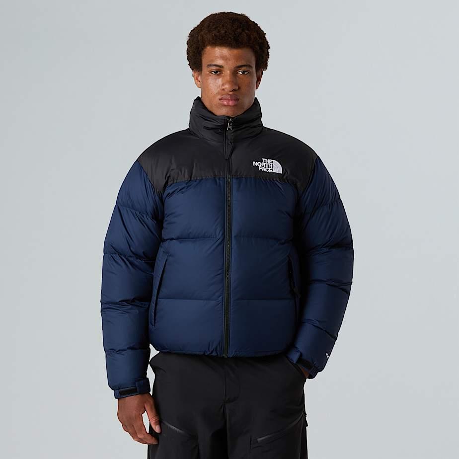 Men’s 1996 Retro Nuptse Jacket Summit Navy-tnf Black-recycled Down by THE NORTH FACE
