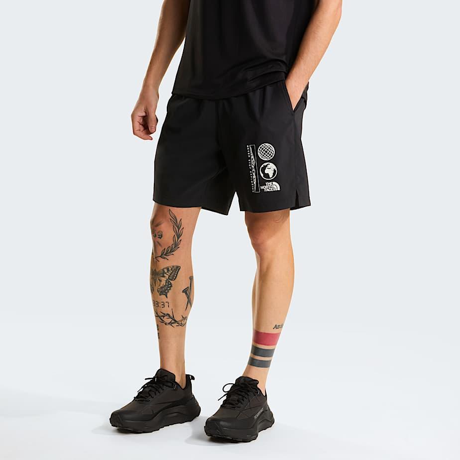 Men's 24/7 7'' Graphic Shorts Tnf Black by THE NORTH FACE