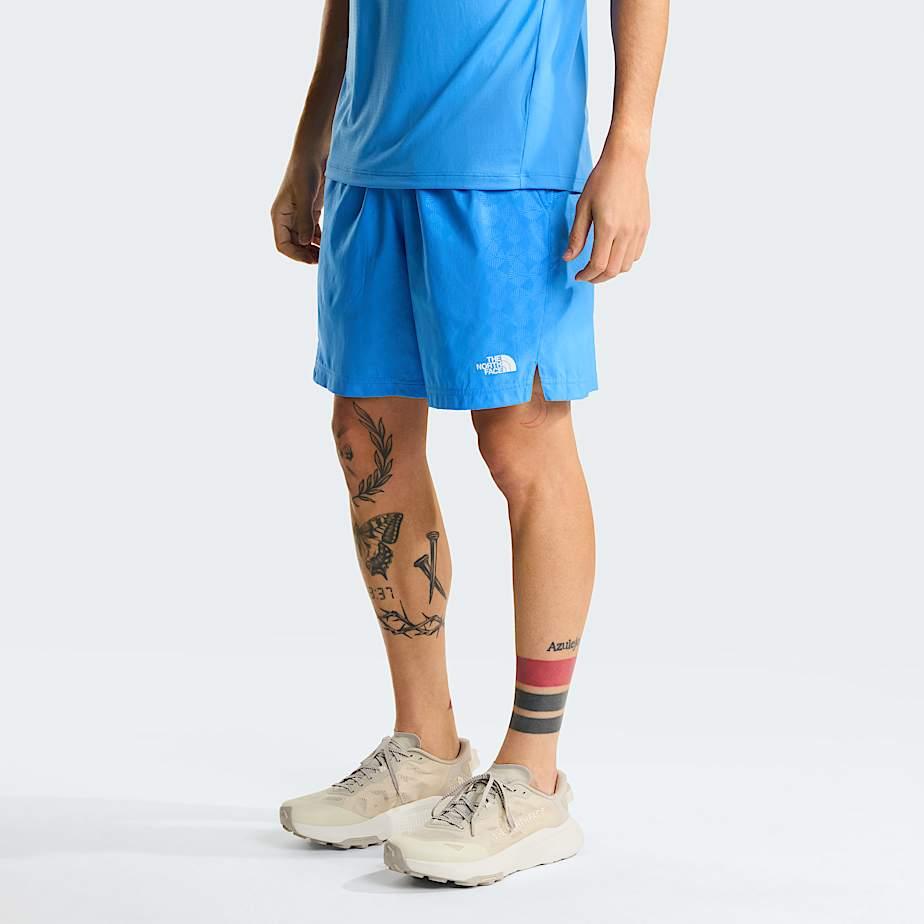 Men's 24/7 Pentadome Embossed 7" Shorts Marina Blue by THE NORTH FACE