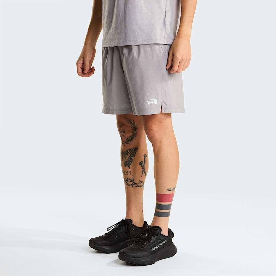 Men's 24/7 Pentadome Embossed 7" Shorts Meld Grey by THE NORTH FACE