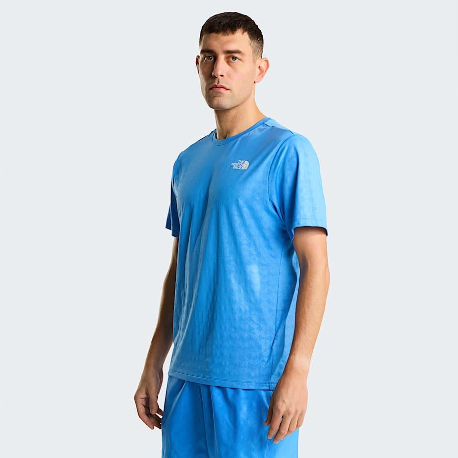 Men's 24/7 Pentadome Embossed Regular T-shirt Marina Blue by THE NORTH FACE