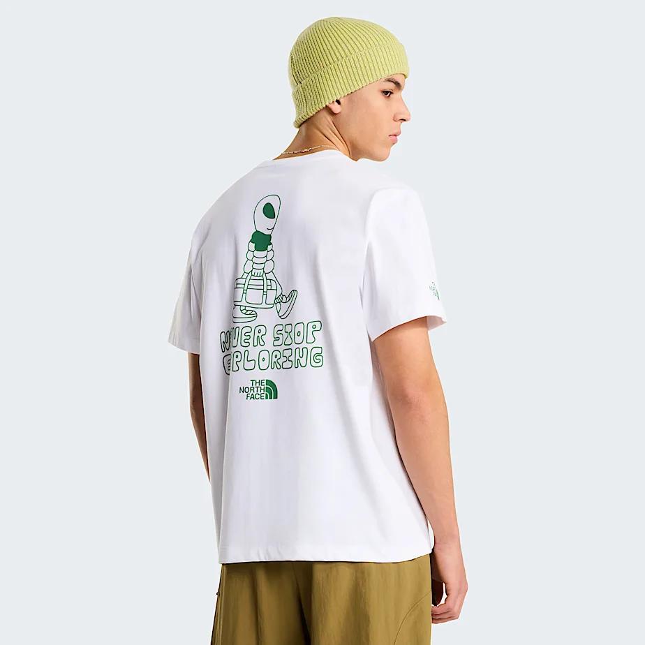 Men's Alien Relaxed Graphic T-shirt Tnf White by THE NORTH FACE