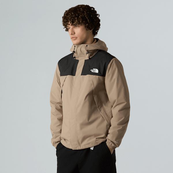 Men's Antora Jacket Mushroom Grey-tnf Black by THE NORTH FACE