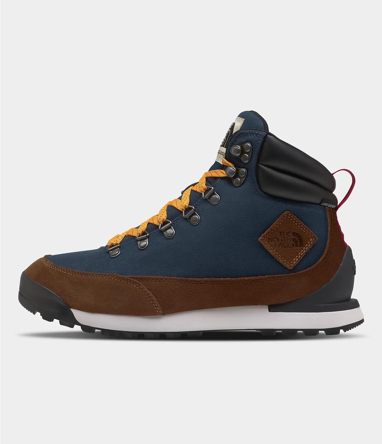 Men's Back-to-berkeley Iv Textile Lifestyle Boots Shady Blue/monks Robe Brown by THE NORTH FACE