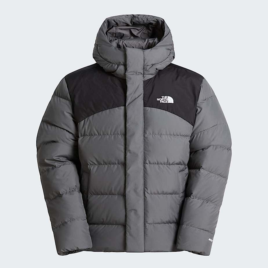 Men's Baltic Down Hooded Puffer Jacket Smoked Pearl by THE NORTH FACE