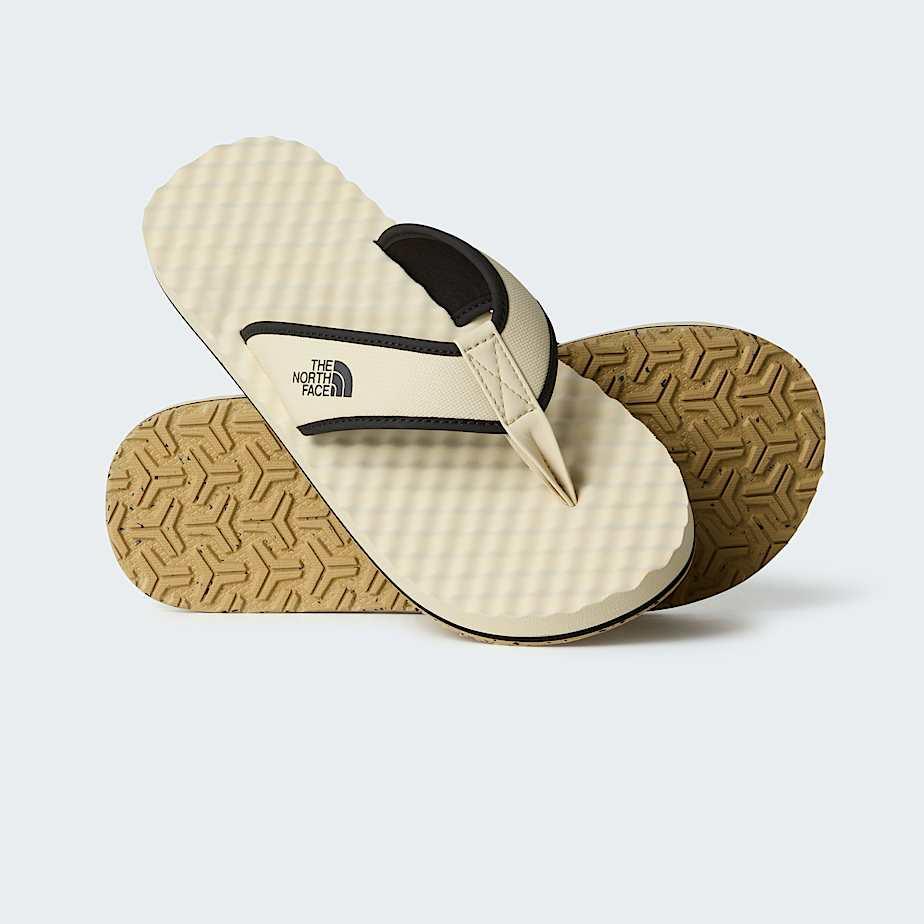 Men’s Base Camp Ii Flip-flops Desert Stone-tnf Black by THE NORTH FACE