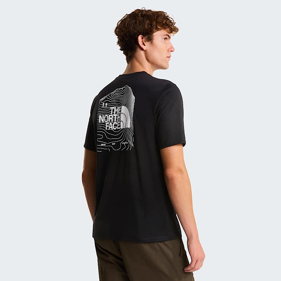 Men's Bitmap Logo Graphic T-shirt Tnf Black by THE NORTH FACE