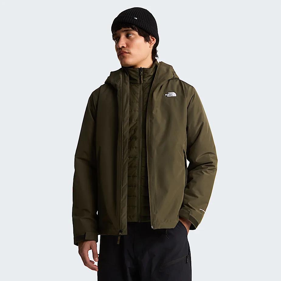 Men's Carto Mono Triclimate 3-in-1 Hooded Jacket New Taupe Green by THE NORTH FACE