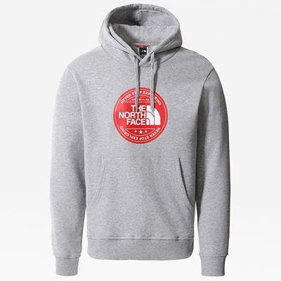 Men's Circle Dome Hoodie Light Grey Heather by THE NORTH FACE
