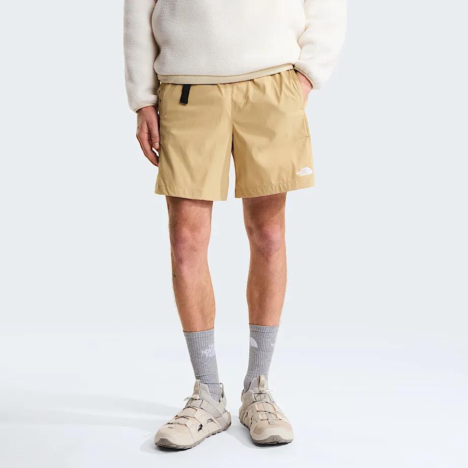 Men’s Class V Pathfinder Belted Shorts - 7" Khaki Stone by THE NORTH FACE