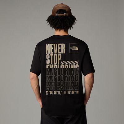 Men's Coordinates T-shirt Tnf Black by THE NORTH FACE